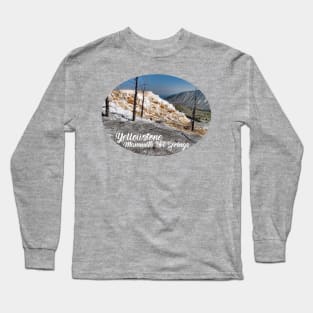 Yellowstone Mammoth Hot Springs Long Sleeve T-Shirt